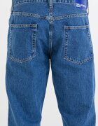 KARL LAGERFELD JEANS Скосени дънки с миди талия Син