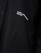 KARL LAGERFELD JEANS Уголемена риза от памук Черен