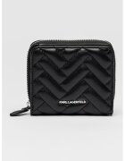 Karl Lagerfeld Капитонирано портмоне Brick от еко кожа с цип