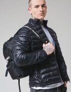 Karl Lagerfeld Капитонирано зимно яке Черен