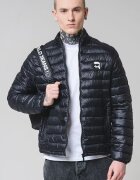 Karl Lagerfeld Капитонирано зимно яке Черен
