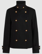 Karl Lagerfeld Късо палто с вълна Черен