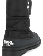 KARL LAGERFELD KIDS Боти с връзка за регулиране Черен