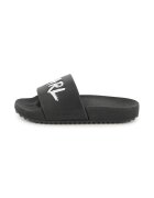 KARL LAGERFELD KIDS Чехли с лого - Черен/Бял