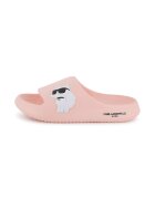 KARL LAGERFELD KIDS Чехли с лого - Пастелнорозов