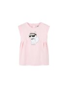 KARL LAGERFELD KIDS Детска рокля за момиче Karl Lagerfeld - Z30510 475 - Органичен памук - 1 година - Розова