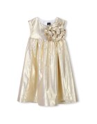KARL LAGERFELD KIDS Детска рокля за момичета Karl Lagerfeld - златиста