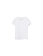 KARL LAGERFELD KIDS Детска тениска Karl Lagerfeld за момичета - Z30494 10 - Памук/Модал - Бяла