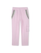 KARL LAGERFELD KIDS Детски спортен панталон Karl Lagerfeld за момичета - Z30451 46 - Полиестер/Памук - Розов