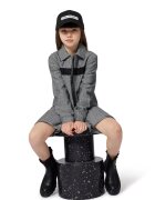 KARL LAGERFELD KIDS Кожени боти Chelsea Черен
