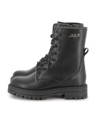 KARL LAGERFELD KIDS Кожени боти с декоративни камъни