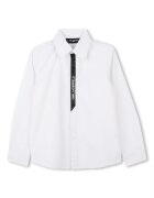 KARL LAGERFELD KIDS Риза с лого Бял