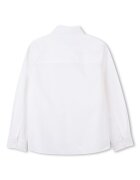 KARL LAGERFELD KIDS Риза с лого Бял