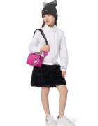 KARL LAGERFELD KIDS Рокля с дизайн 2 в 1 - Черен/Бял