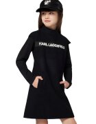 KARL LAGERFELD KIDS Рокля с вълна и лого