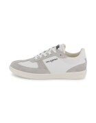 KARL LAGERFELD KIDS Спортни обувки с велур - Светло бежово
