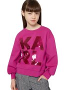 KARL LAGERFELD KIDS Суитшърт с пайети