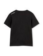 KARL LAGERFELD KIDS Тениска с лого Черен/Бял/Мръснобял