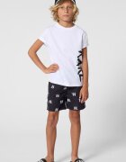 KARL LAGERFELD KIDS Тениска с лого Избеляло черно/Бял