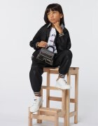 KARL LAGERFELD KIDS Тениска с овално деколте и лого Бял