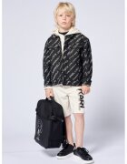 KARL LAGERFELD KIDS Яке от деним с лого - Сив/Избеляло черно