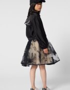 KARL LAGERFELD KIDS Яке с цип и лого на гърба Черен