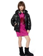 KARL LAGERFELD KIDS Зимно яке с лачен ефект