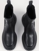 Karl Lagerfeld Кожени боти Chelsea с еко кожа Черен