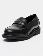 Karl Lagerfeld Кожени мокасини Keaton с лого Черен