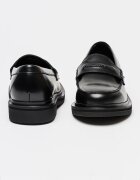 Karl Lagerfeld Кожени мокасини Keaton с лого Черен