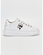 Karl Lagerfeld Кожени спортни обувки с лого