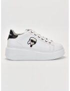 Karl Lagerfeld Кожени спортни обувки с лого