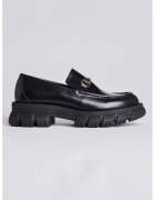 Karl Lagerfeld Лачени кожени мокасини