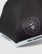 Karl Lagerfeld Малък чадър с лого Черен