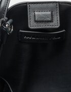 Karl Lagerfeld Ръчна чанта Wellen с рипс Черен