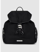 Karl Lagerfeld Раница Ikon с джобове с цип - Черен