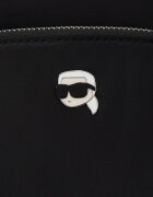 Karl Lagerfeld Раница с цип и лого Черен