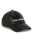 Karl Lagerfeld Шапка с извита козирка Черен
