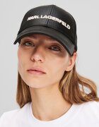 Karl Lagerfeld Шапка с извита козирка Черен