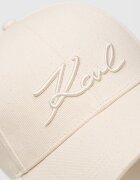 Karl Lagerfeld Шапка Signature с лого Бежов