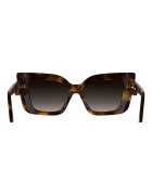Karl Lagerfeld Слънчеви очила Cat-eye с плътна рамка Кафяв/Оранжев