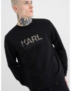 Karl Lagerfeld Суитшърт с бродирано лого