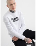 Karl Lagerfeld Суитшърт с овално деколте и лого