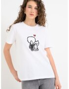 Karl Lagerfeld Тениска Ikon Valentine с графика