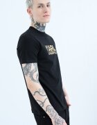 Karl Lagerfeld Тениска с контрастно лого Златист/Черен