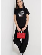 Karl Lagerfeld Тениска Ikon с принт и овално деколте