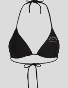 Karl Lagerfeld Триъгълно горнища на бански Черен