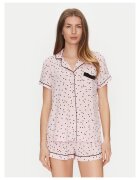 KATE SPADE Дамска пижама розова - къса