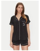 KATE SPADE Къси дамски пижами черни