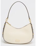 KATE SPADE Кожена чанта за рамо Liv - Слонова кост